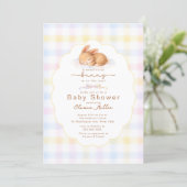 Sweet Little Bunny Baby Shower Invitation 招待状 (スタンド正面)