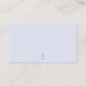 Sweet Little Bunny Botanical Diaper Raffle エンクロージャーカード (裏面)