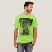Sweet Little Cat Lover's Graphic Tee - Men's Shirt Tシャツ (正面フル)