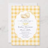 Sweet Little Duckling Baby Shower Invitation 招待状 (正面)