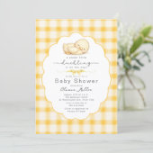 Sweet Little Duckling Baby Shower Invitation 招待状 (スタンド正面)