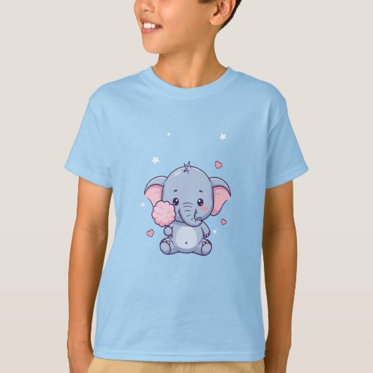Sweet Little Elephant Tシャツ (正面)