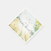 Sweet Little Farm Baby Shower  スタンダードカクテルナプキン (角)