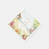 Sweet Little Farm Baby Shower  スタンダードカクテルナプキン (角)