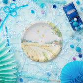 Sweet Little Farm Baby Shower ペーパープレート (パーティー)