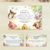 Sweet Little Farm Diaper Raffle エンクロージャーカード