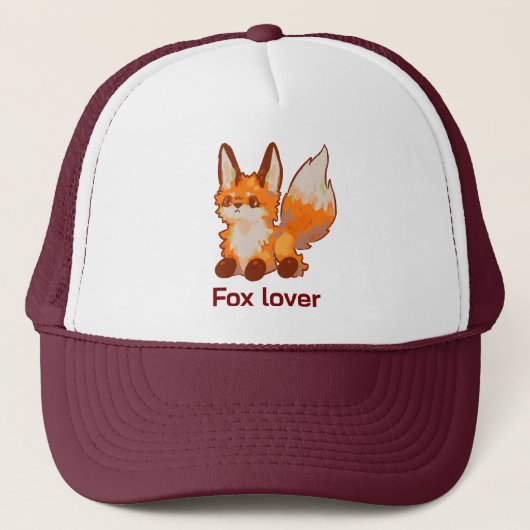 Sweet little fox, vos lover キャップ (正面)