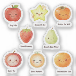Sweet Little Fruit Wishes かわいいフルーツ シール