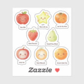 Sweet Little Fruit Wishes cute Fruit シール (シート)