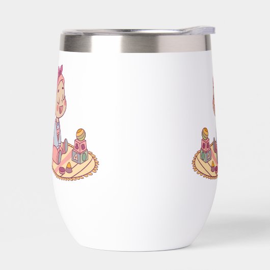 Sweet little girl Happy Birthday (左面)