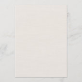 Sweet Little Girl is Almost Here Bow Baby Shower 招待状 (裏面)