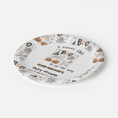 Sweet Little Halloween boo is on the way ペーパープレート (アングル)