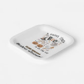 Sweet Little Halloween boo is on the way ペーパープレート (傾斜あり)