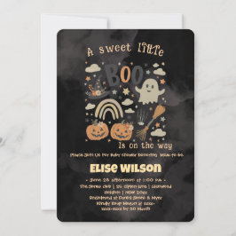 Sweet Little Halloween boo is on the way 招待状