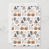 Sweet Little Halloween boo is on the way 招待状 (裏面)