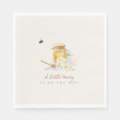 Sweet Little Honey Baby Shower スタンダードランチョンナプキン (正面)