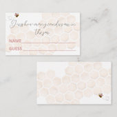Sweet Little Honey Guessing Game Cards エンクロージャーカード (正面/裏面)