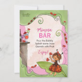 Sweet Little Lady Mimosa Bar Sign 招待状 (正面)