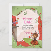 Sweet Little Lady Momosa Bar Sign 招待状 (正面)