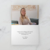 Sweet Little Lamb Pink Rosesの緑の写真 サンキューカード (内部)