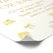 Sweet Little Lemon Baby Shower Books For Baby ポスター (角)