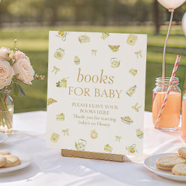 Sweet Little Lemon Baby Shower Books For Baby ポスター