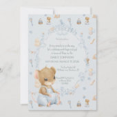 Sweet Little Mouse Baby Shower Invitation 招待状 (正面)