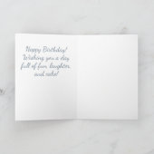 Sweet Little Mouse Birthday Folded Greeting Card カード (内部)