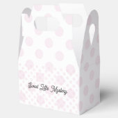 Sweet Little Mystery Pink Polka Dot Favor Box フェイバーボックス (オープン)