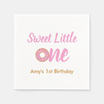 Sweet Little One 1歳の誕生日 ピンクドーナツ