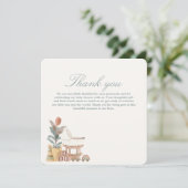 Sweet Little One Baby Shower Card サンキューカード (スタンド正面)