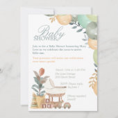 Sweet Little One Baby Shower Invitation 招待状 (正面)