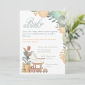 Sweet Little One Baby Shower Invitation 招待状 (スタンド正面)