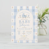 Sweet Little One Floral Baby Shower Invitation 招待状 (スタンド正面)