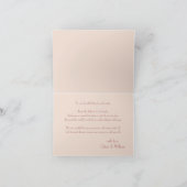 Sweet Little One on the way サンキューカード (内部)