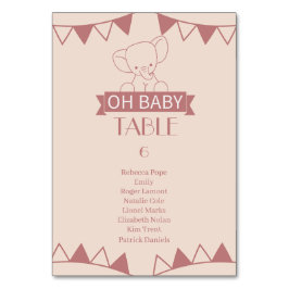 Sweet Little One on the way テーブルナンバー