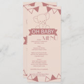 Sweet Little One on the way メニュー (正面/裏面)