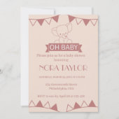 Sweet Little One on the way 招待状 (正面)