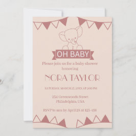 Sweet Little One on the way 招待状