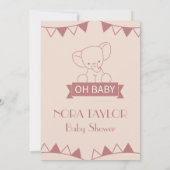 Sweet Little One on the way 招待状 (裏面)