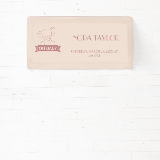 Sweet Little One on the way 横断幕 (インサイチュ)