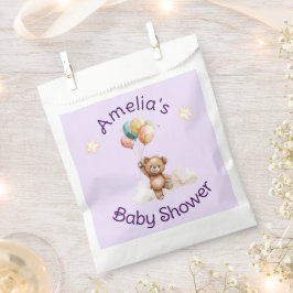 Sweet Little One on the Way Lavender Baby Shower フェイバーバッグ