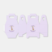 Sweet Little One on the Way Lavender Baby Shower フェイバーボックス (折り畳みなし)