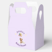 Sweet Little One on the Way Lavender Baby Shower フェイバーボックス (オープン)