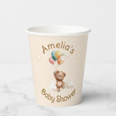 Sweet Little One on the Way Neutral Baby Shower 紙コップ (裏面)