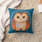 Sweet little owl.  クッション (ブランケット)