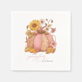 Sweet Little patch pumpkin florals がやってくる スタンダードカクテルナプキン