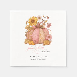 Sweet Little patch pumpkin florals がやってくる スタンダードカクテルナプキン
