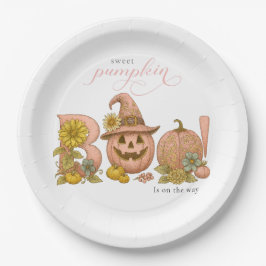 Sweet Little patch pumpkin florals がやってくる ペーパープレート