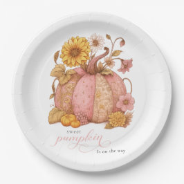 Sweet Little patch pumpkin florals がやってくる ペーパープレート